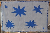 156ri055 patchwork star shawl