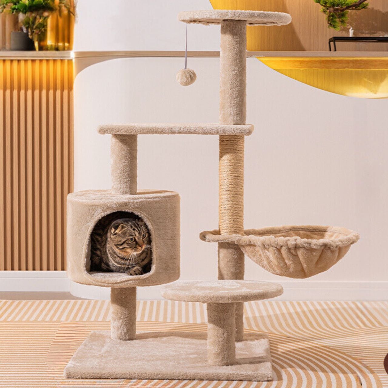 キャットタワー確認用 新品 キャットタワー 猫用品 大型 ネコタワー 据え置き型 ペット用品