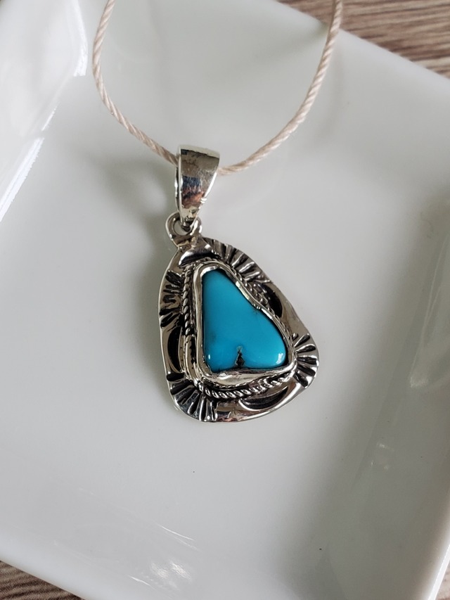 ターコイズ 925シルバー ペンダントトップ