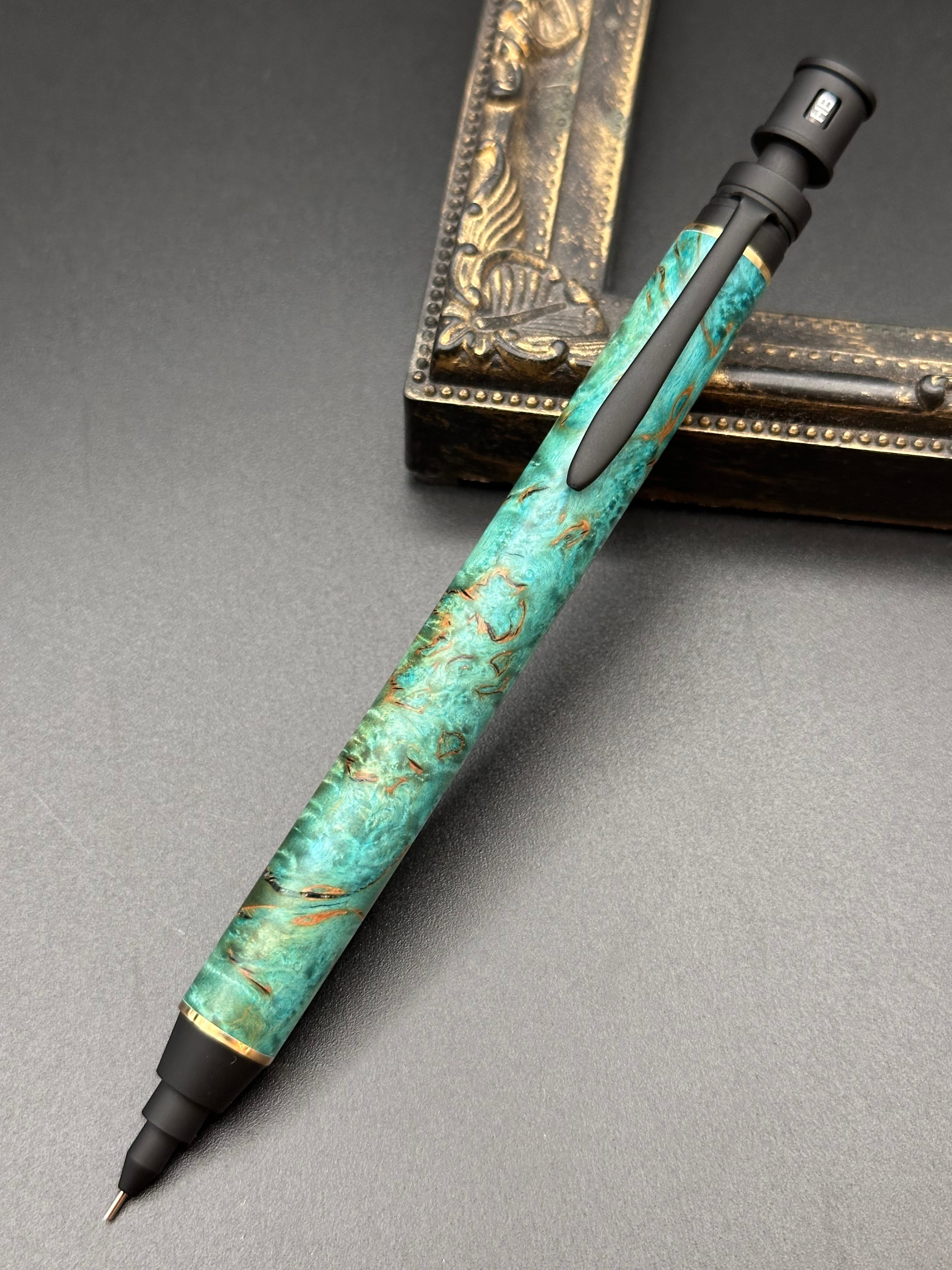 神代ケヤキ/木軸シャープペン底重心タイプ(オリジナル金具） | Flamberg