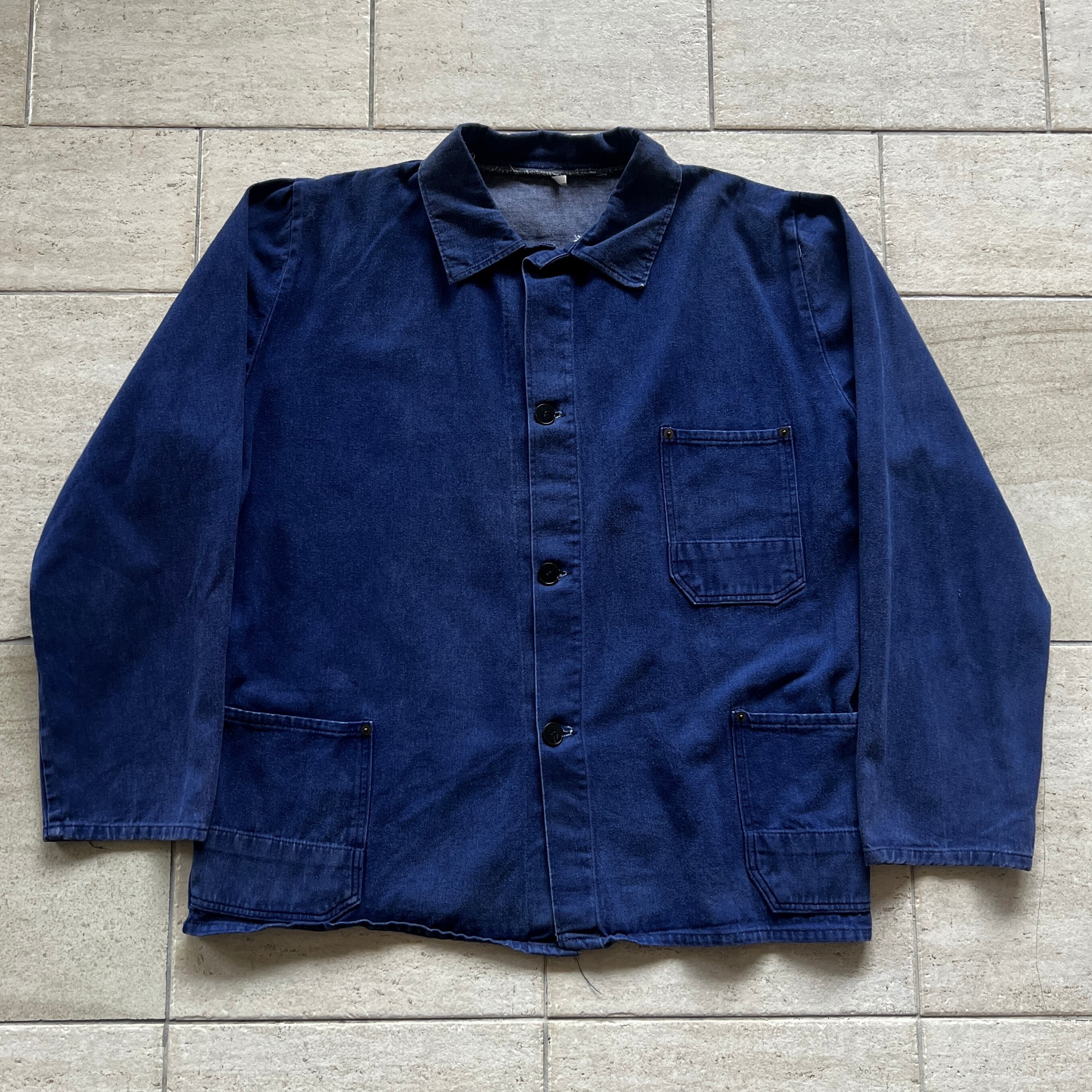 80s ユーロワークジャケットショートタイプ USED 80'S ユーロワークジャケット フランス製 WORK JKT カバーオール