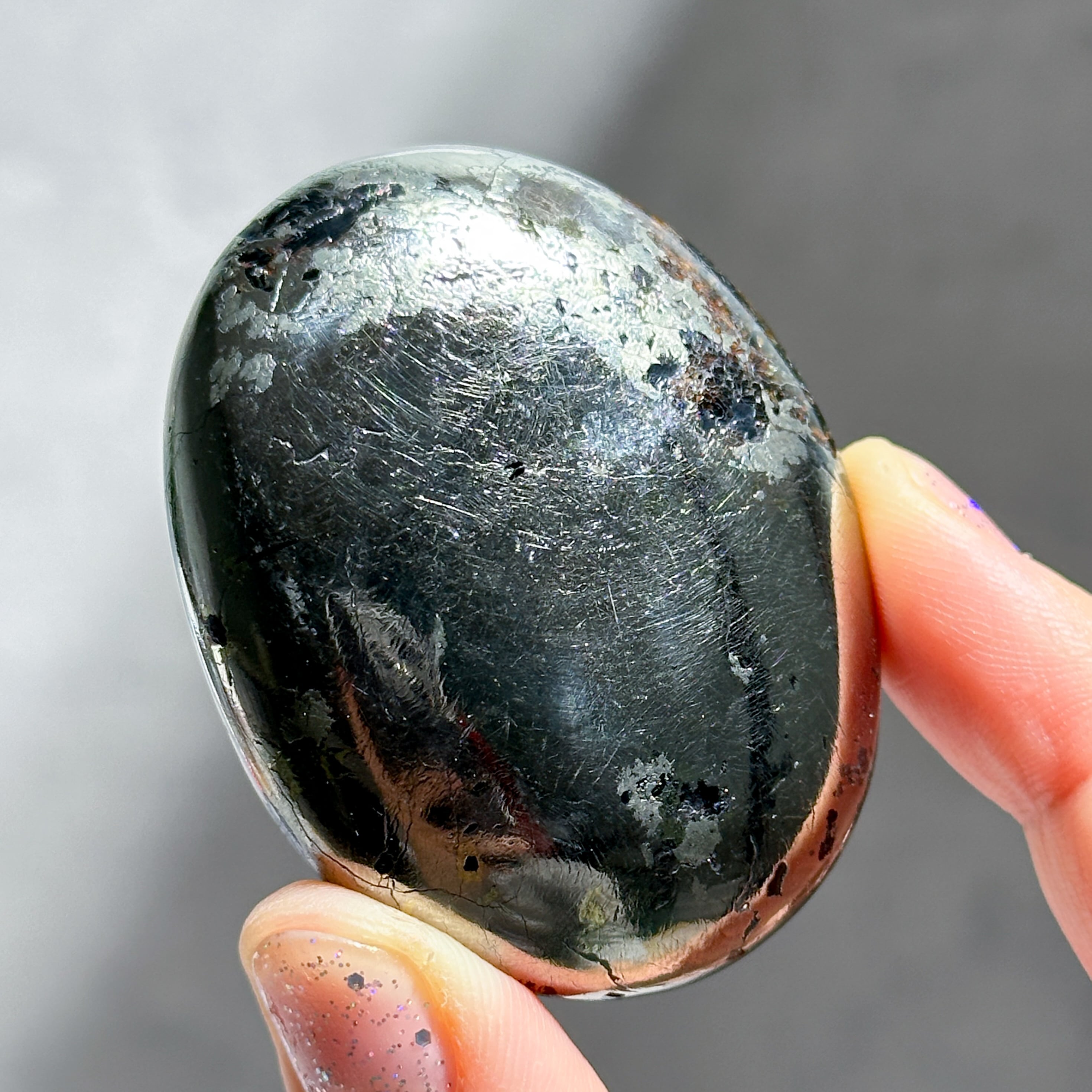 パイライト with クォーツ パーム22 ◇Pyrite with Quartz◇天然石