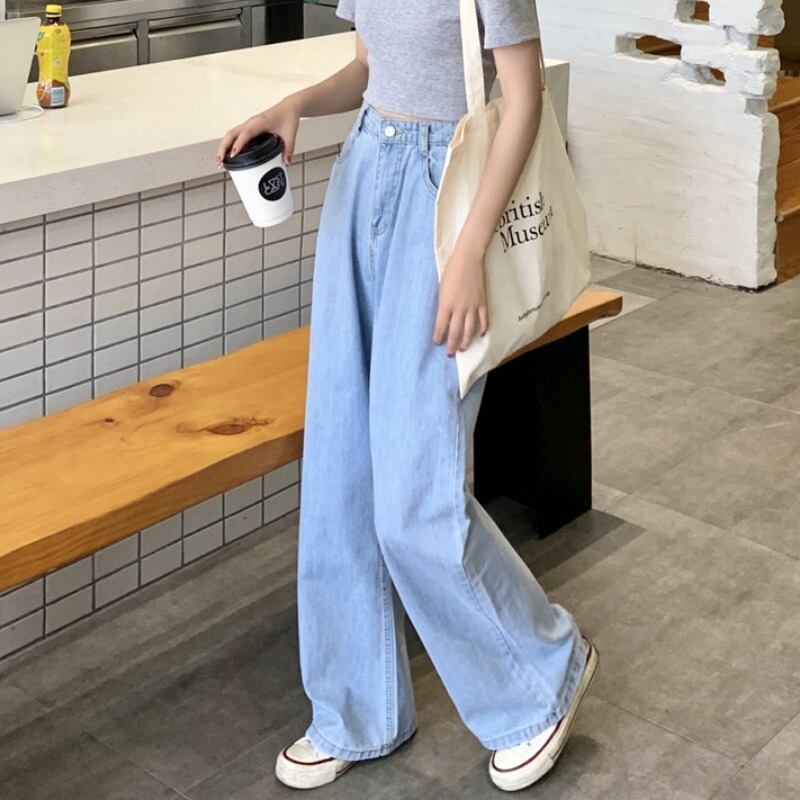 ジーンズ サマー薄手パンツ ルーズ 夏物 1号婦人87659321059