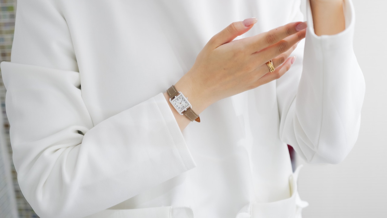 エルメス ケープコッド ミニ WG 純正ダイヤモンド