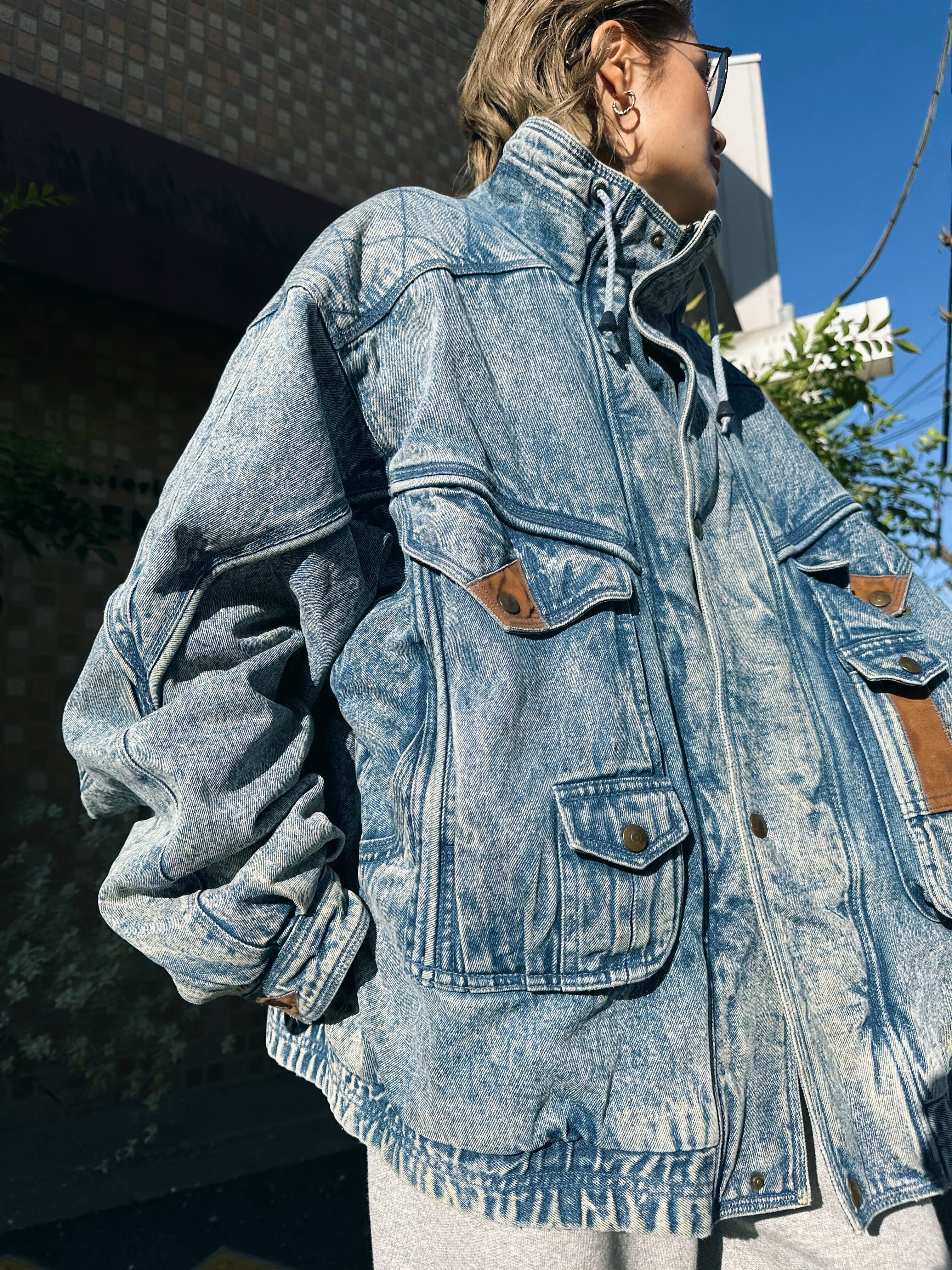 (OT1171)ZIP UP denim jacket