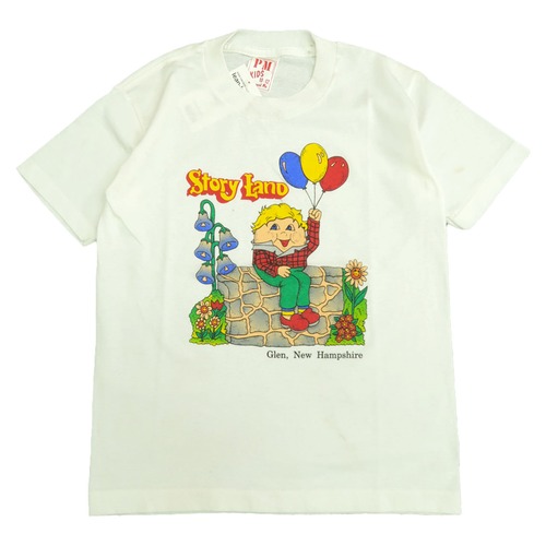 【130cm】VINTAGE90’s ストーリーランド プリントTシャツ【7782】