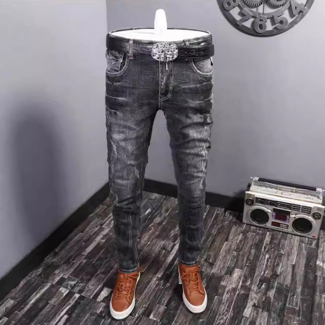 ヴィンテージモードグレーブラックデニム M0978