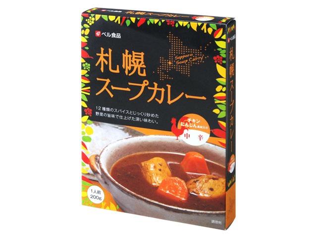 ベル食品 札幌スープカレー中辛 200g x5