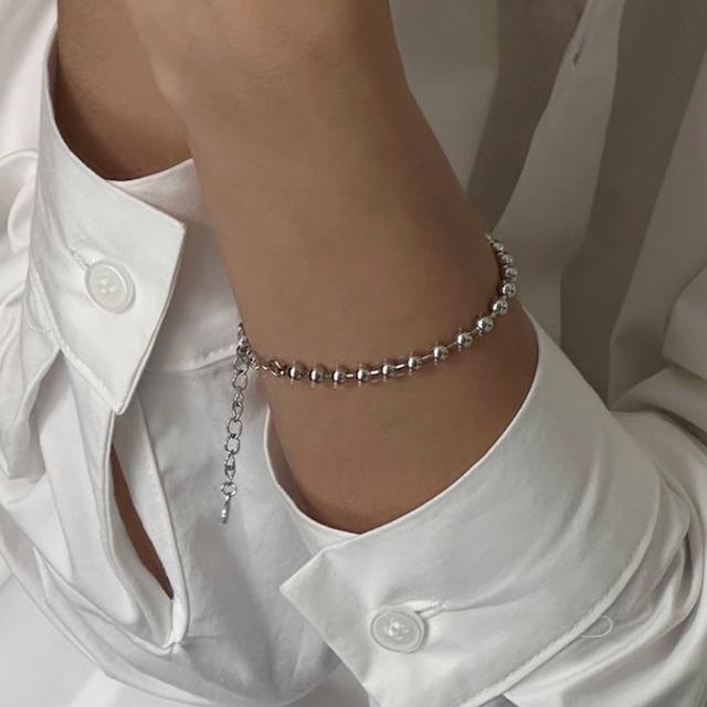 S925 ball chain bracelet (B129)