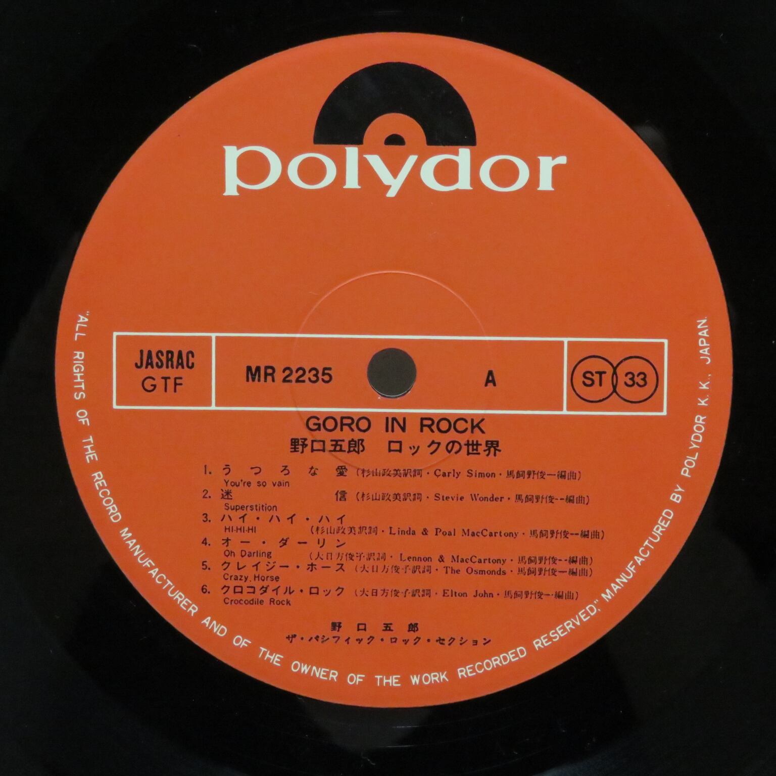 野口五郎 / Goro In Rock [MR 2235] - 画像4