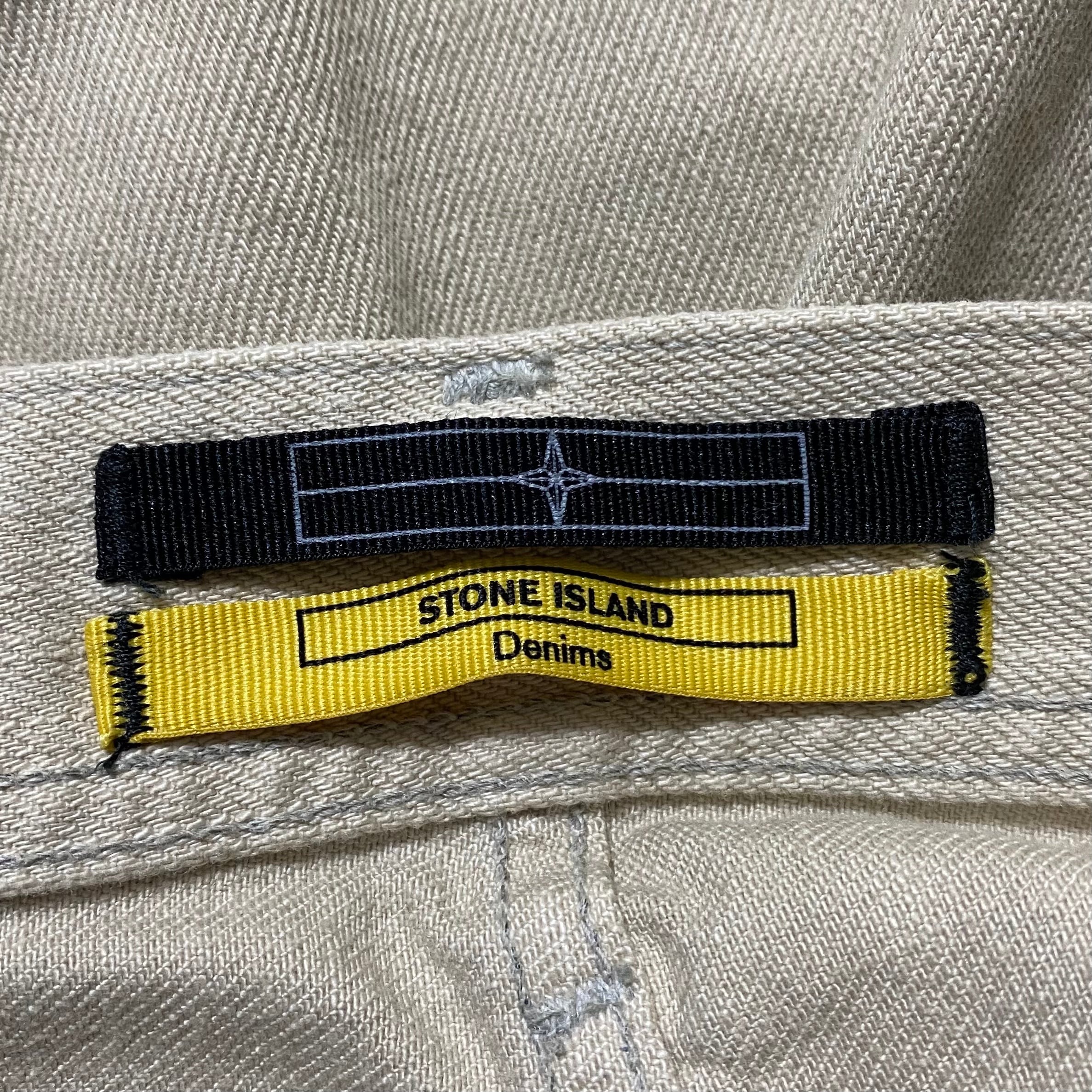 STONE ISLAND DENIMS bleach denim pants | NOIR ONLINE STONE ISLAND DENIMS bleach denim pants | NOIR ONLINE