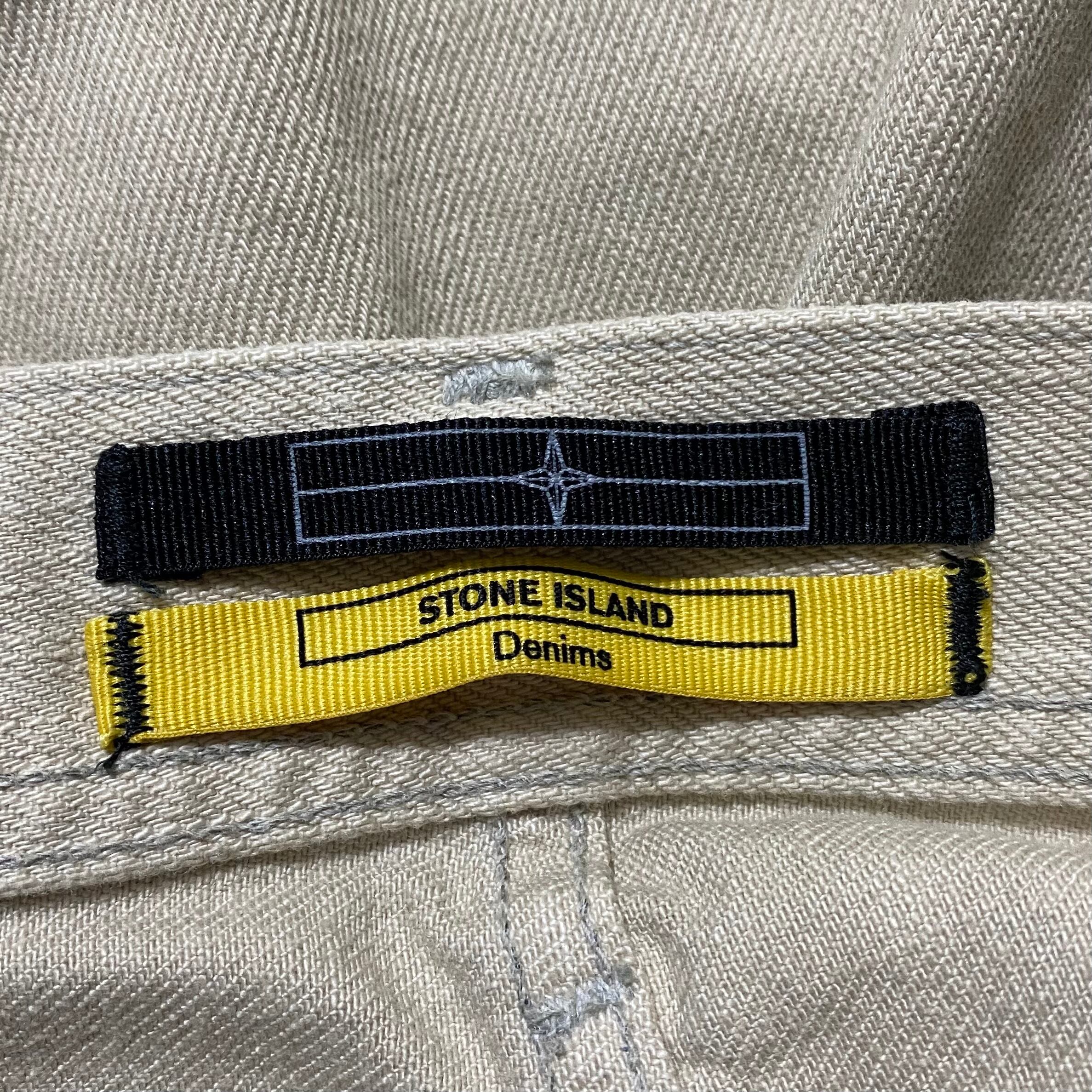 STONE ISLAND DENIMS bleach denim pants | NOIR ONLINE
