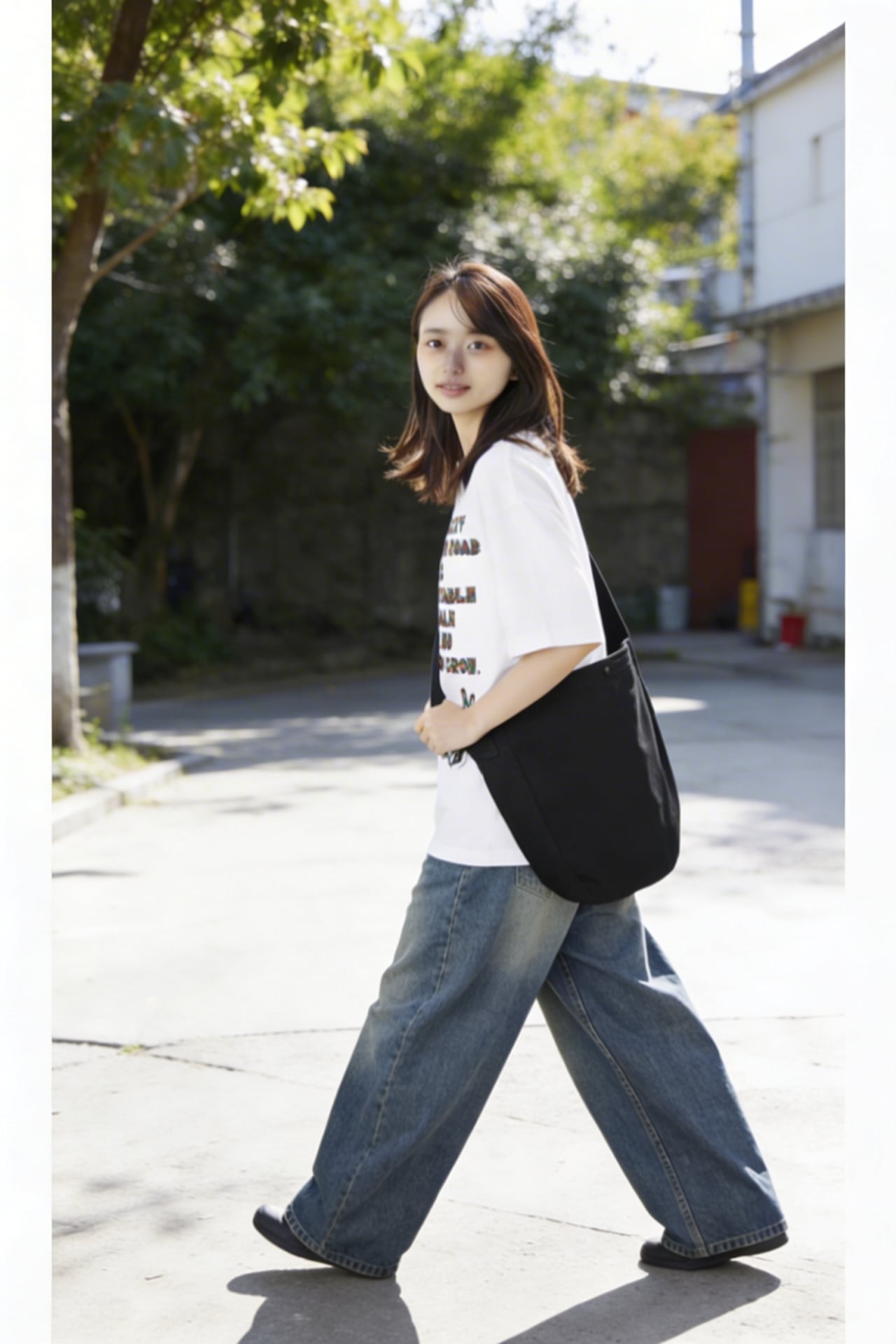 DHD(M)043【ニュースペーパーバッグ（ブラック）　チャップおじさんⅢ】