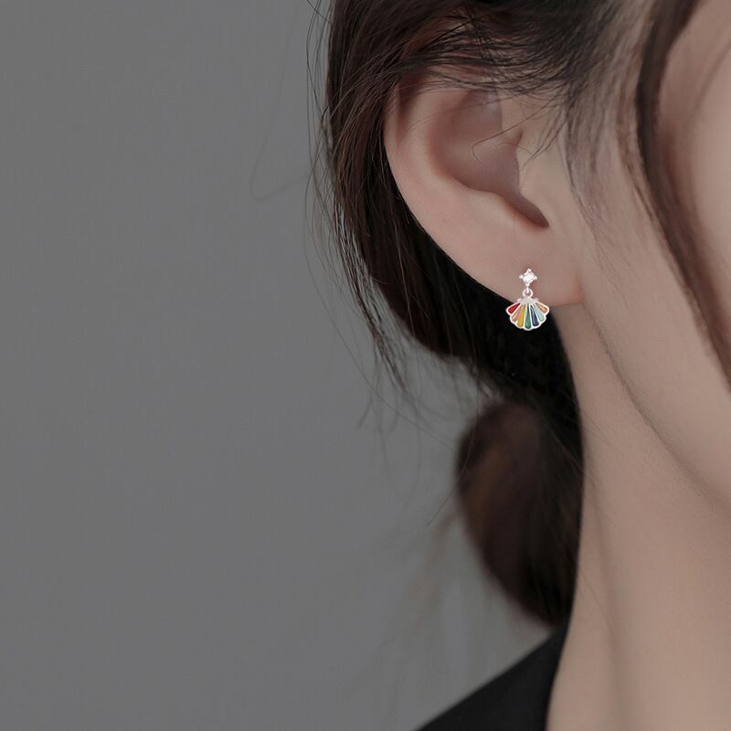 カラフルスモールスカートピアス | womaron