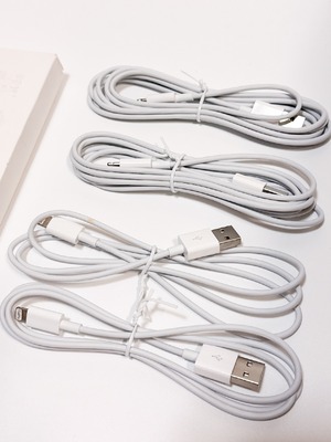 MFi認証品 iPhone 充電ケーブル ライトニングケーブル 互換製品 1M 4本セット 2.4A急速充電 USB 高速データ転送