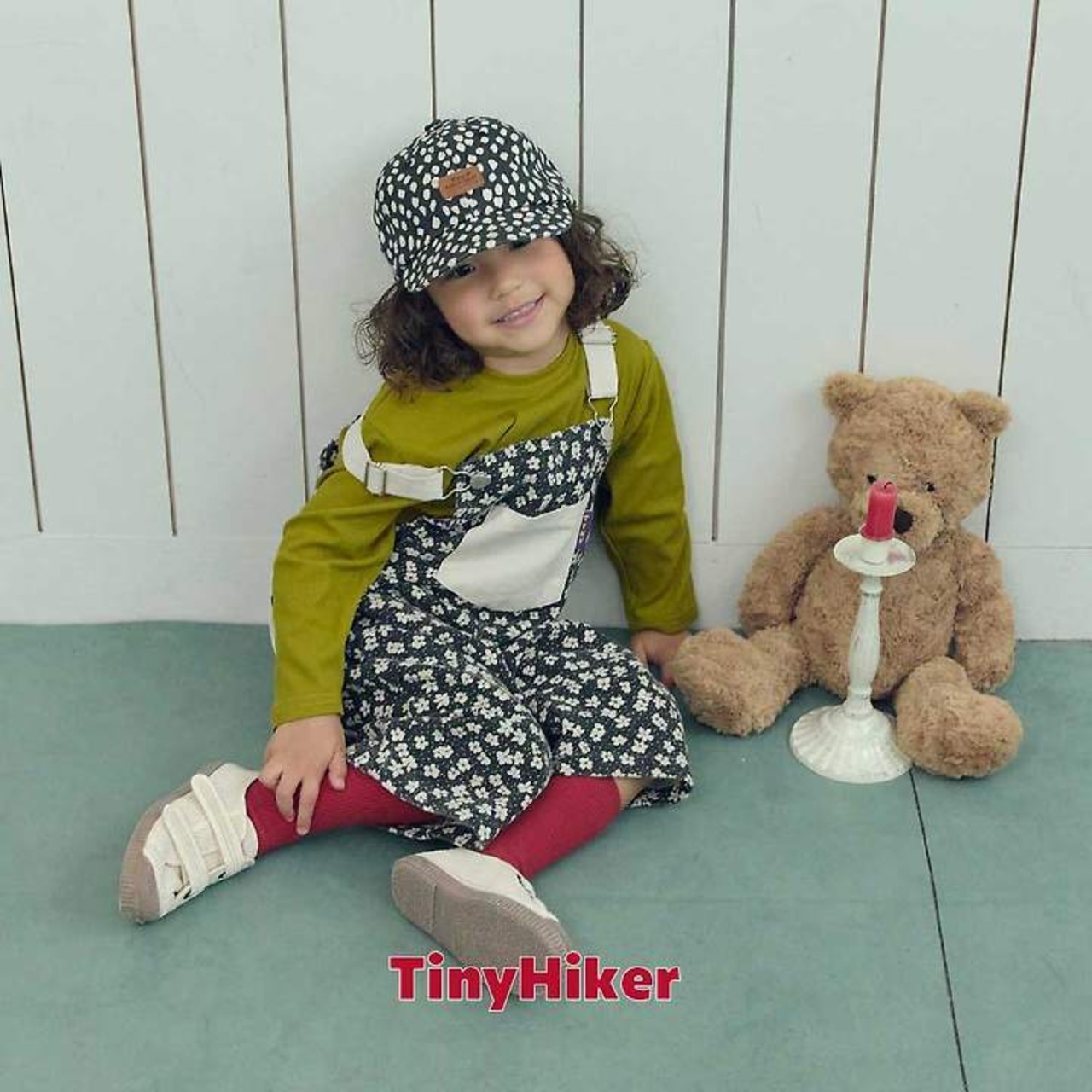 韓国子供服 / TinyHiker / 26Autumn / レオパード柄キャップ / 秋服 *FREE *