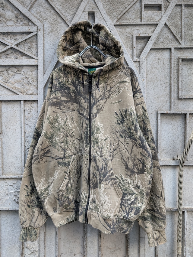 "CABELA’S" real tree zip up hoodie