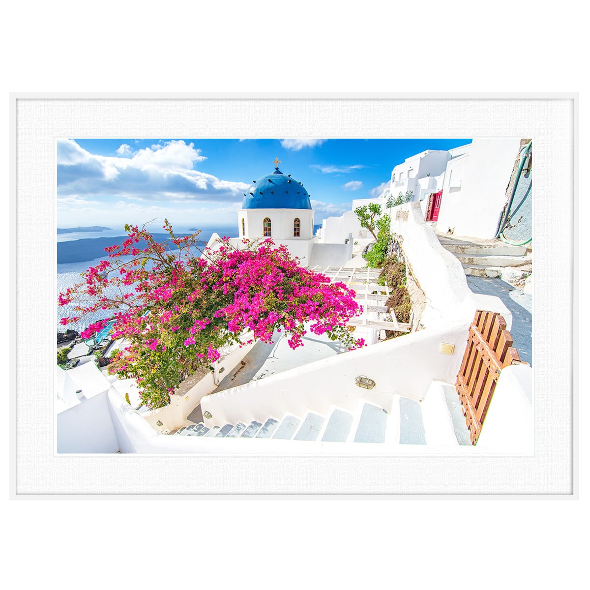 ギリシャ 風景写真 サントリーニ島 フィロステファニ村 インテリア