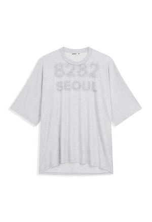 [OPEN YY] SEOUL LOUNGE TEE, GRAY 正規品 韓国ブランド 韓国通販 韓国代行 韓国ファッション オープン ワイワイ 日本 店舗