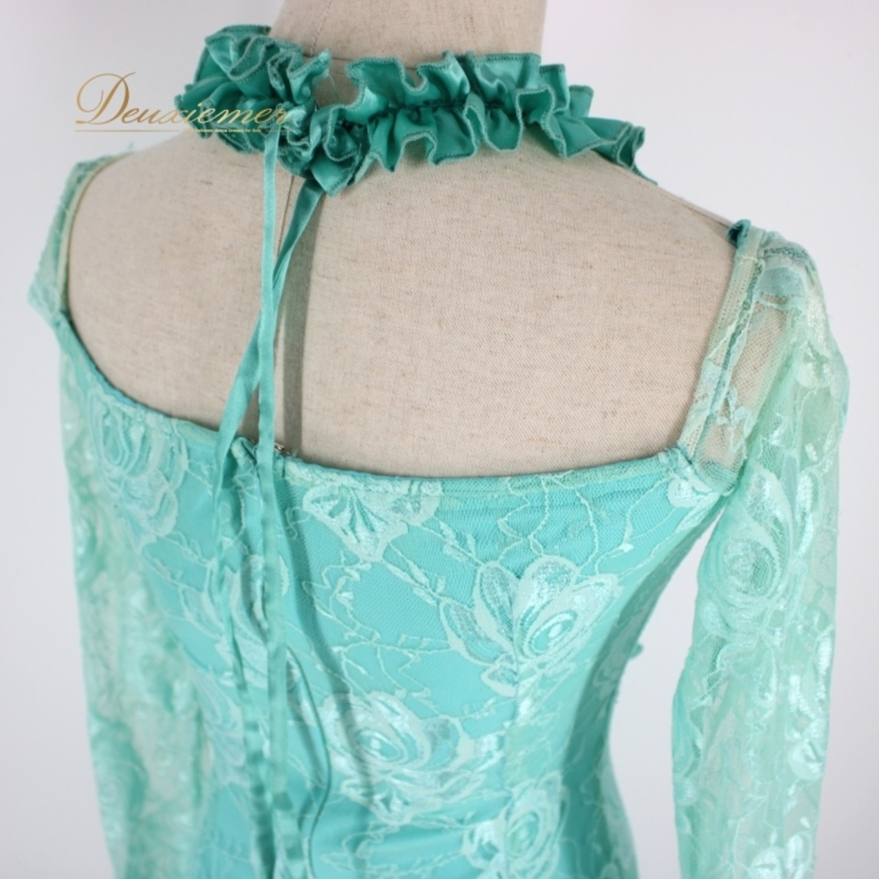 社交ダンス 衣装 ラテン ドレス ワンピース パーティ衣装 ミントグリーン 青緑 ブルー系 グリーン系 Leirena レイリーナ レース アシメ 刺繍 美しい デザイン 個性的 かわいい フォーマル ホビー ダンス フェスティバル イベント コスチューム 女性用 おしゃれ 上品 ラグジュアリー 発表会 パーティー用 練習着 フィット感 伸縮性あり 夏用