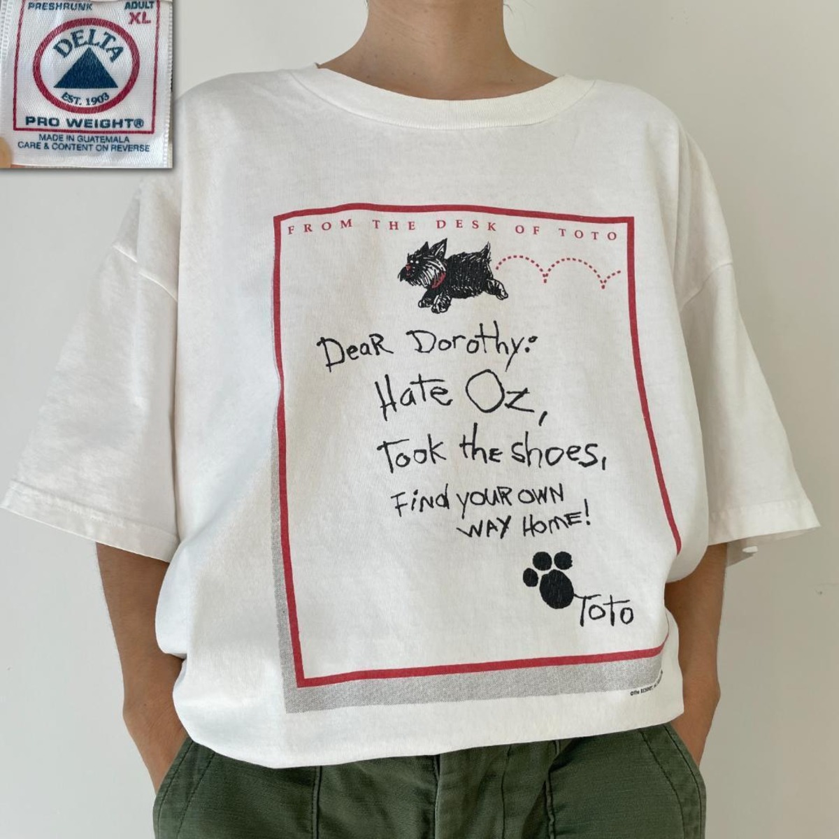 tGG111 90s オズの魔法使い The Wizard Of Oz Tシャツ | ビンテージ 