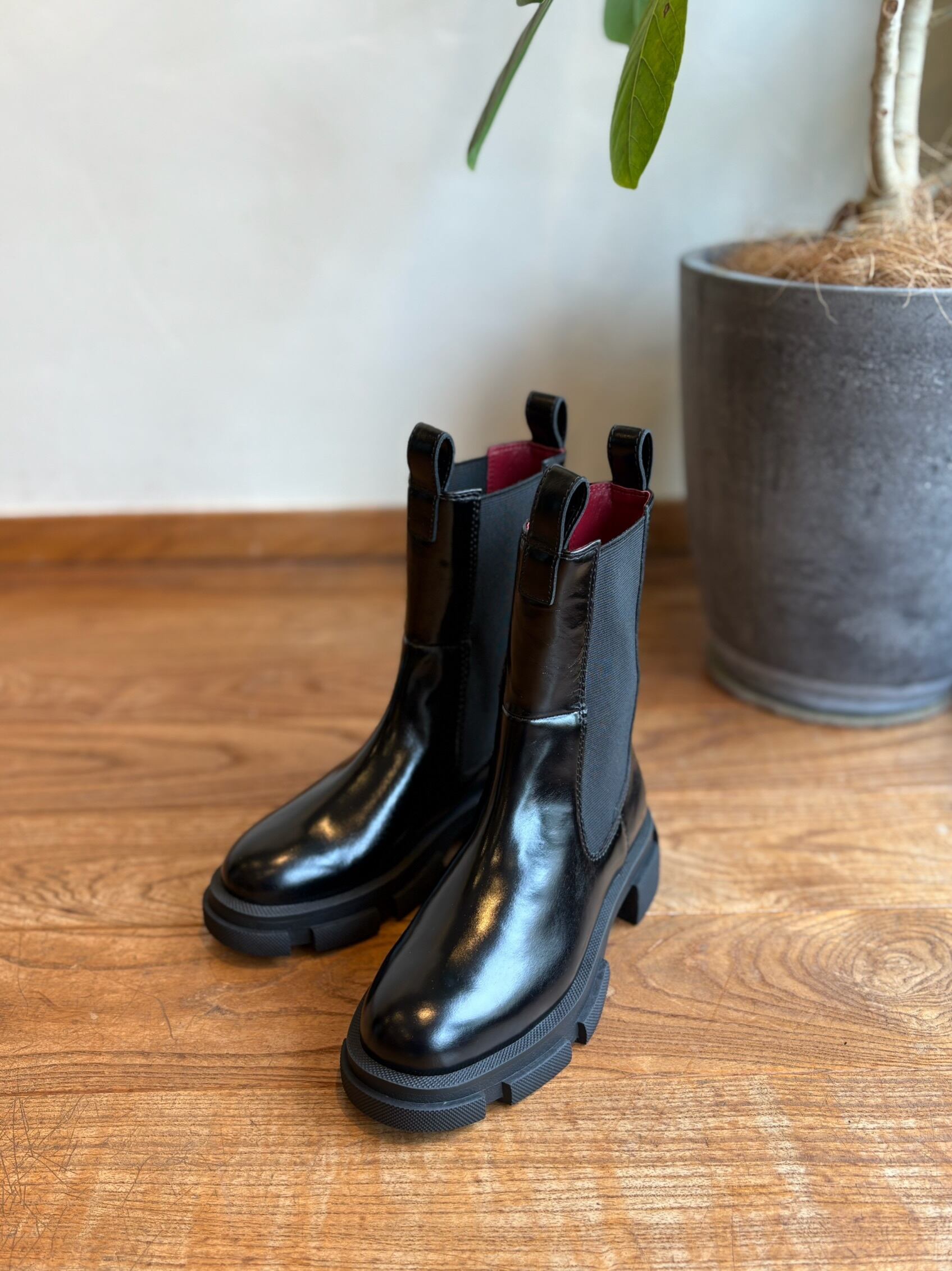 MANA / 厚底サイドゴアブーツ | anouk