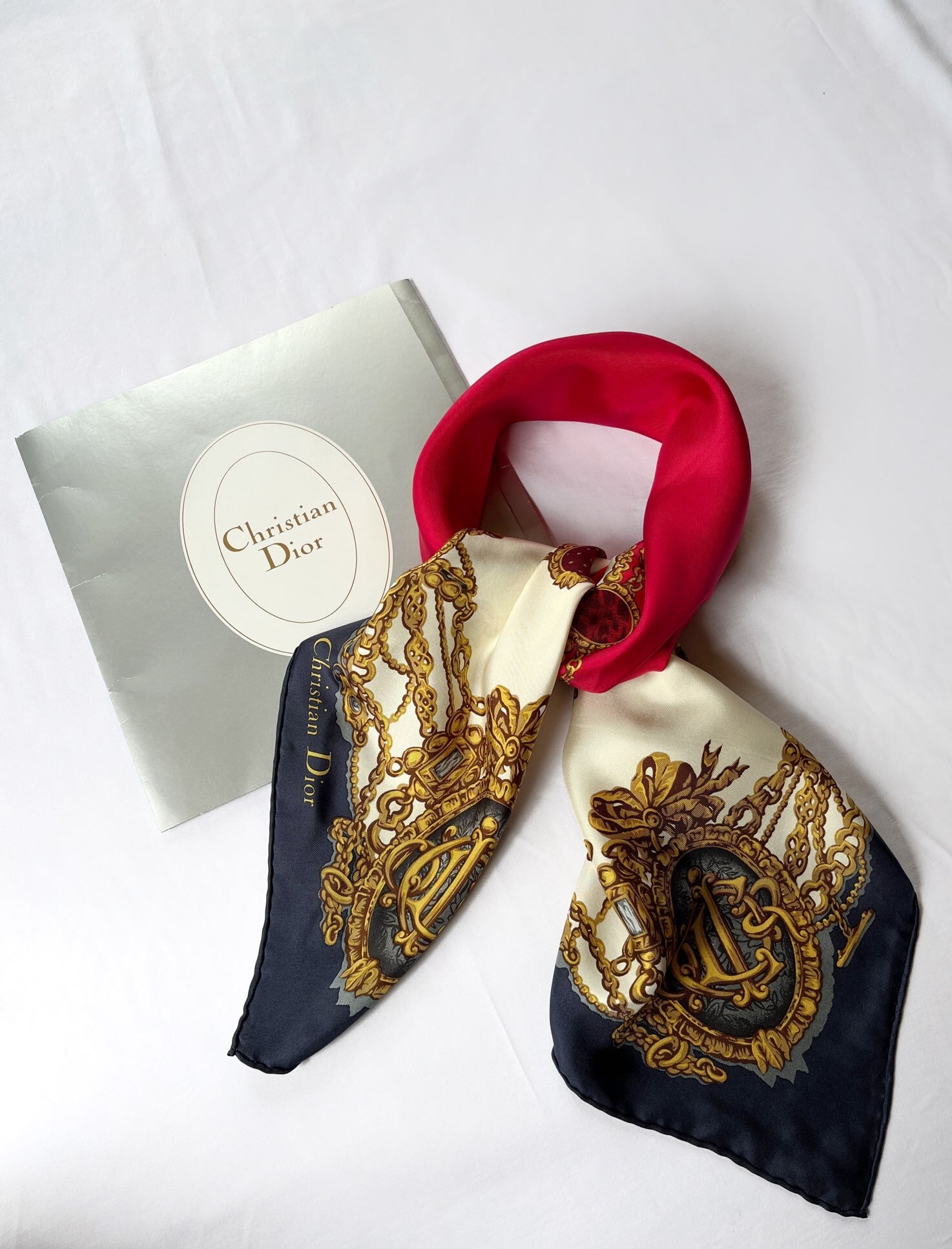 Vintage | Links & Casket Cuff 希少・貴重エルメス Fabric Linen 