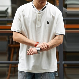 ヘンリーカラー半袖ポロシャツ 225353