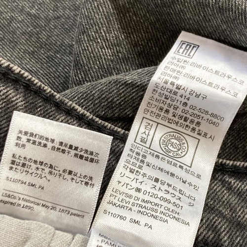 【W42 L30】 usa levi's black リーバイス 569 詳細写真8