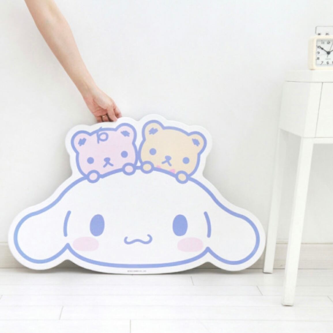 【新品】サンリオ　シナモンロール折りたたみテーブル　ローテーブル　ブルー サンリオ　シナモロール　折りたたみテーブル