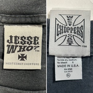13574 WESTCOAST CHOPPERS クロスロゴ 長袖Tシャツ