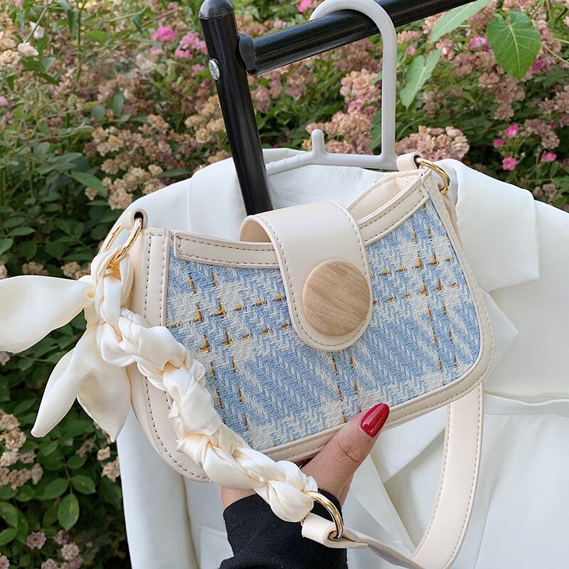 サマースカーフ スタイル 夏物 シルク メッセンジャーバッグ Tiancai_Wing_Bag19386975447