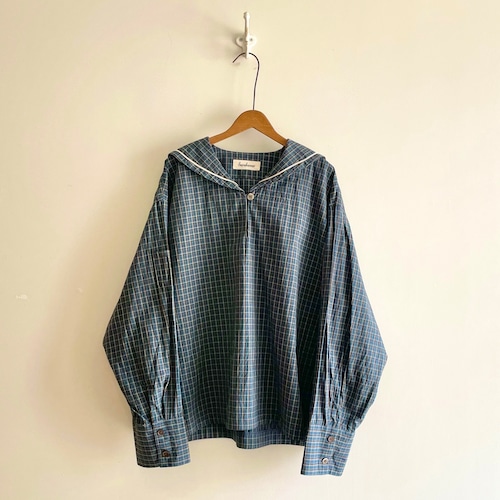 C53030  Poplin Check Sailor Shirt