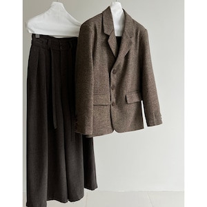 oversized tweed jacket J00091