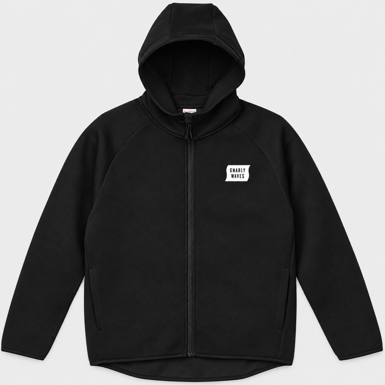 GNARLYWAVES BOX LOGO ZIP HOODIE