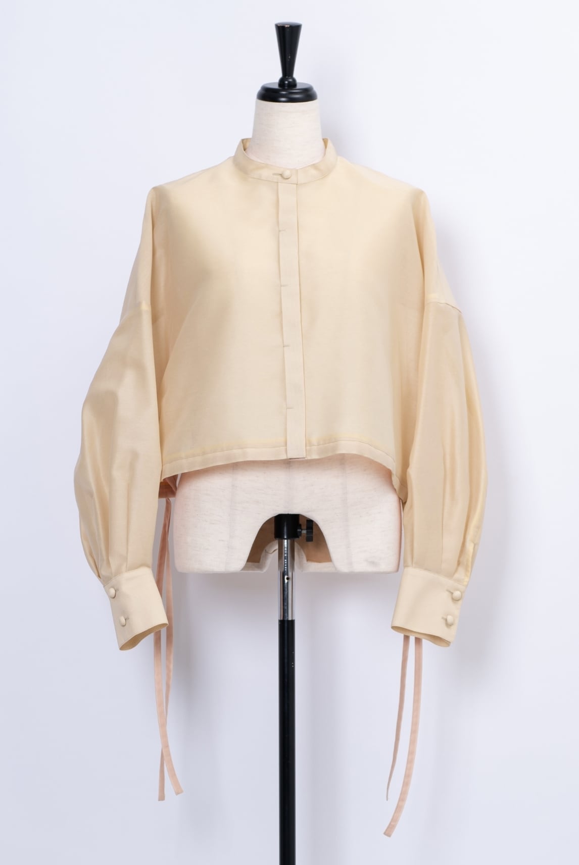 Sheer Air Balloon Shirt ORANGE