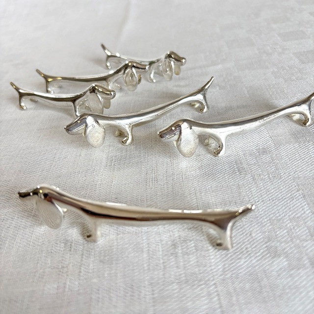 カトラリーレスト　ナイフレスト　ダックスフント　犬　アニマル　箸置き　オブジェ　12twdn20