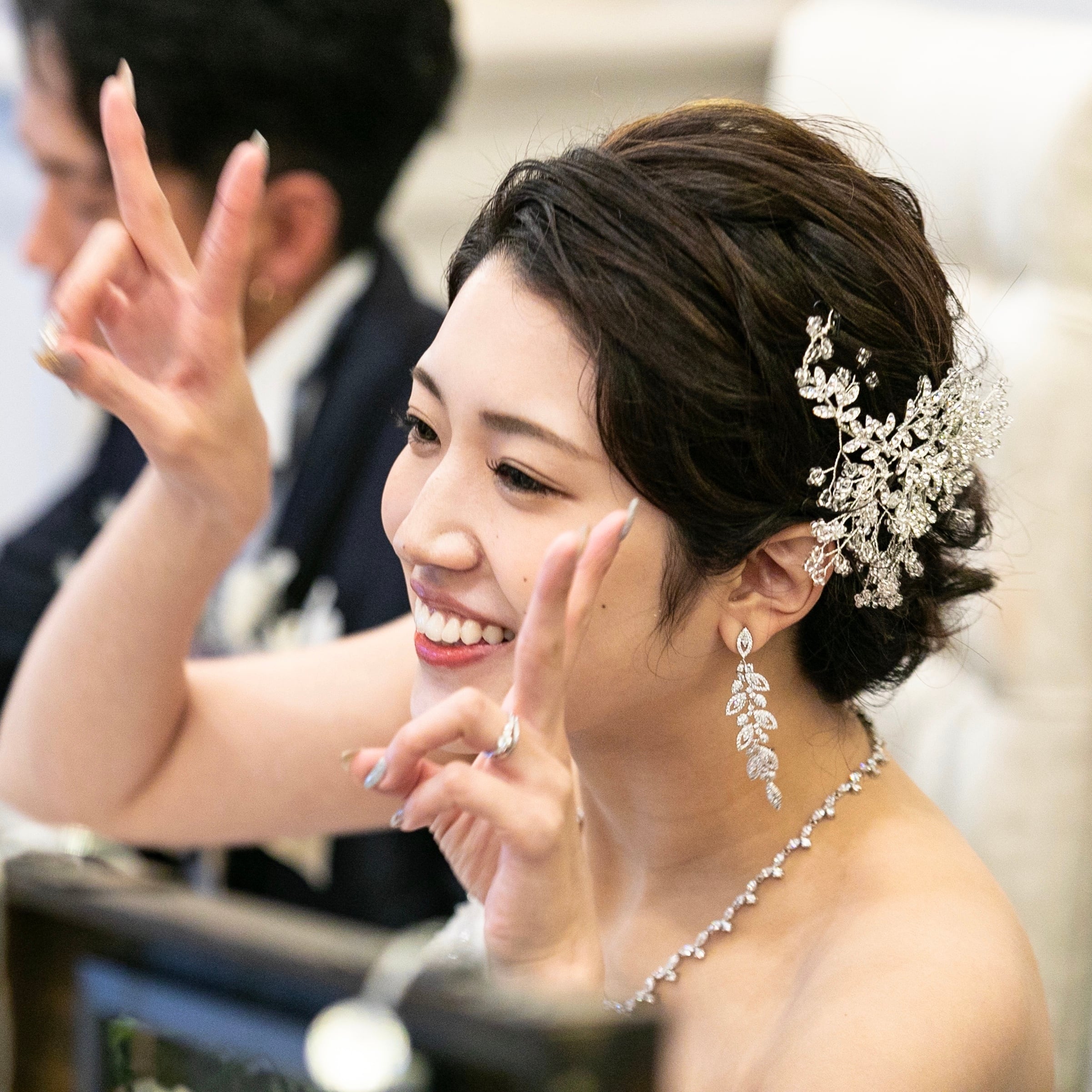 ZP-38】キュービックジルコニア ピアス | BRIDE ME