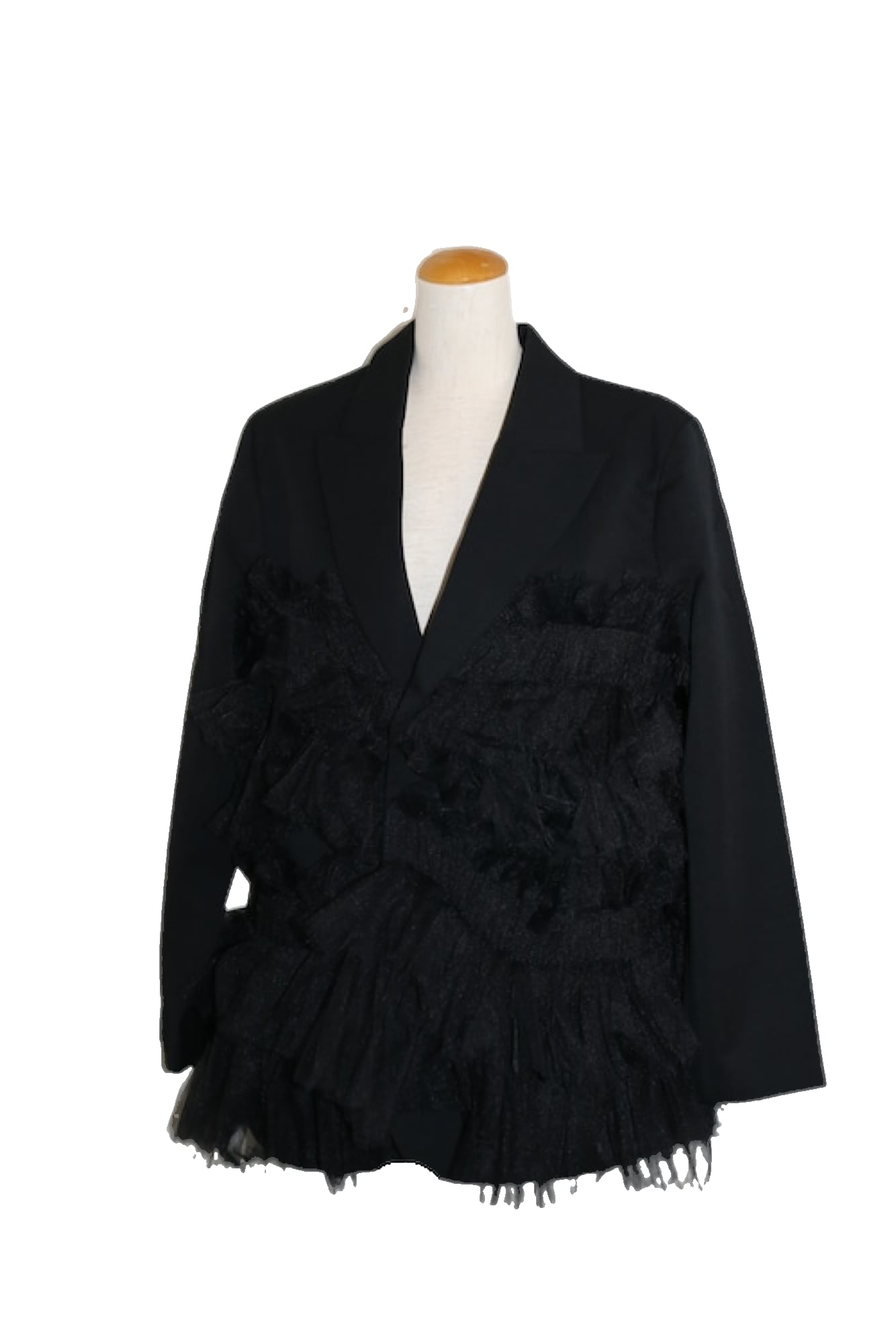 VIVIANO 24AW Gathered Tulle Blazer ジャケット