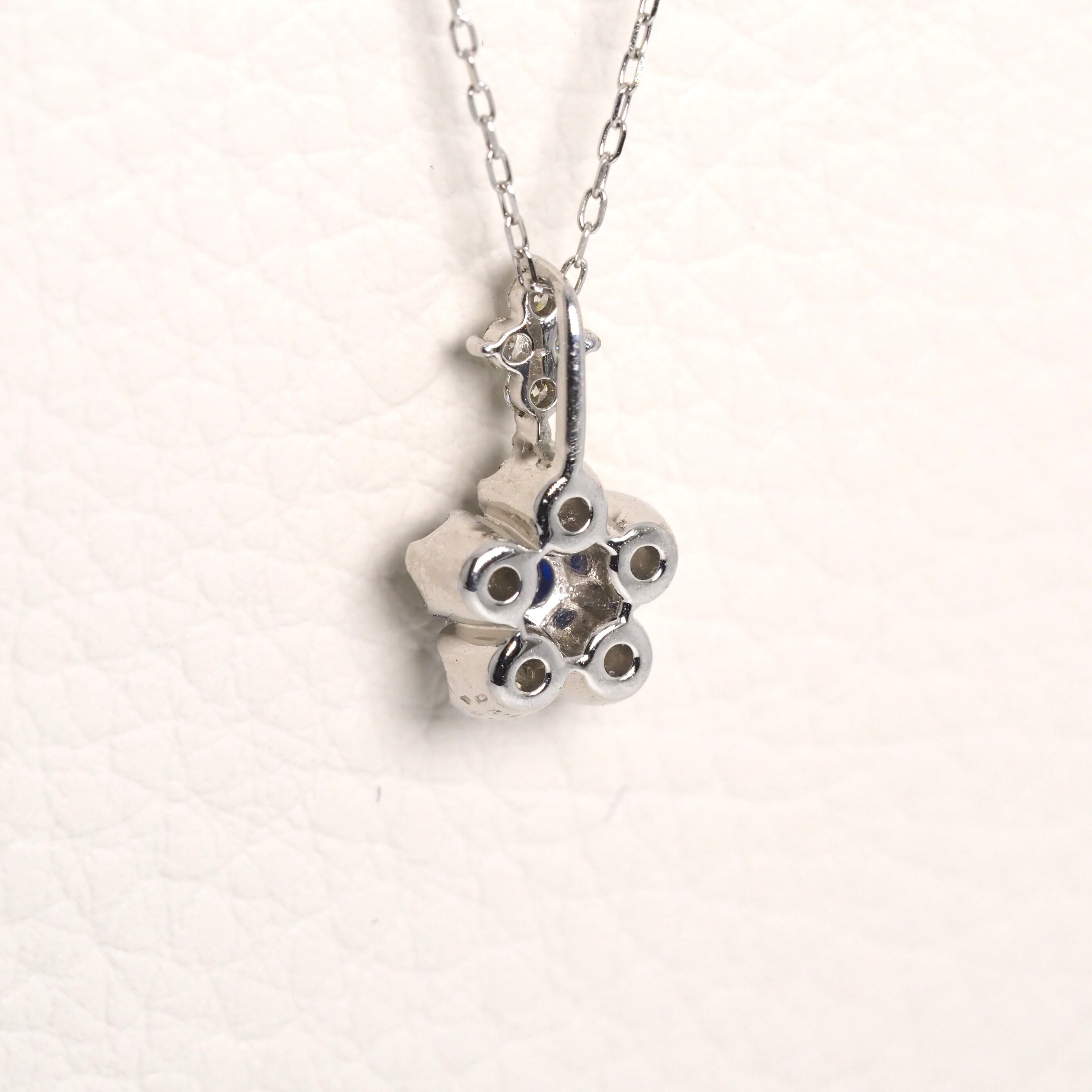 アウイナイト 0.04ct D0.20ct ネックレス pt900/pt850 | fortejewelry