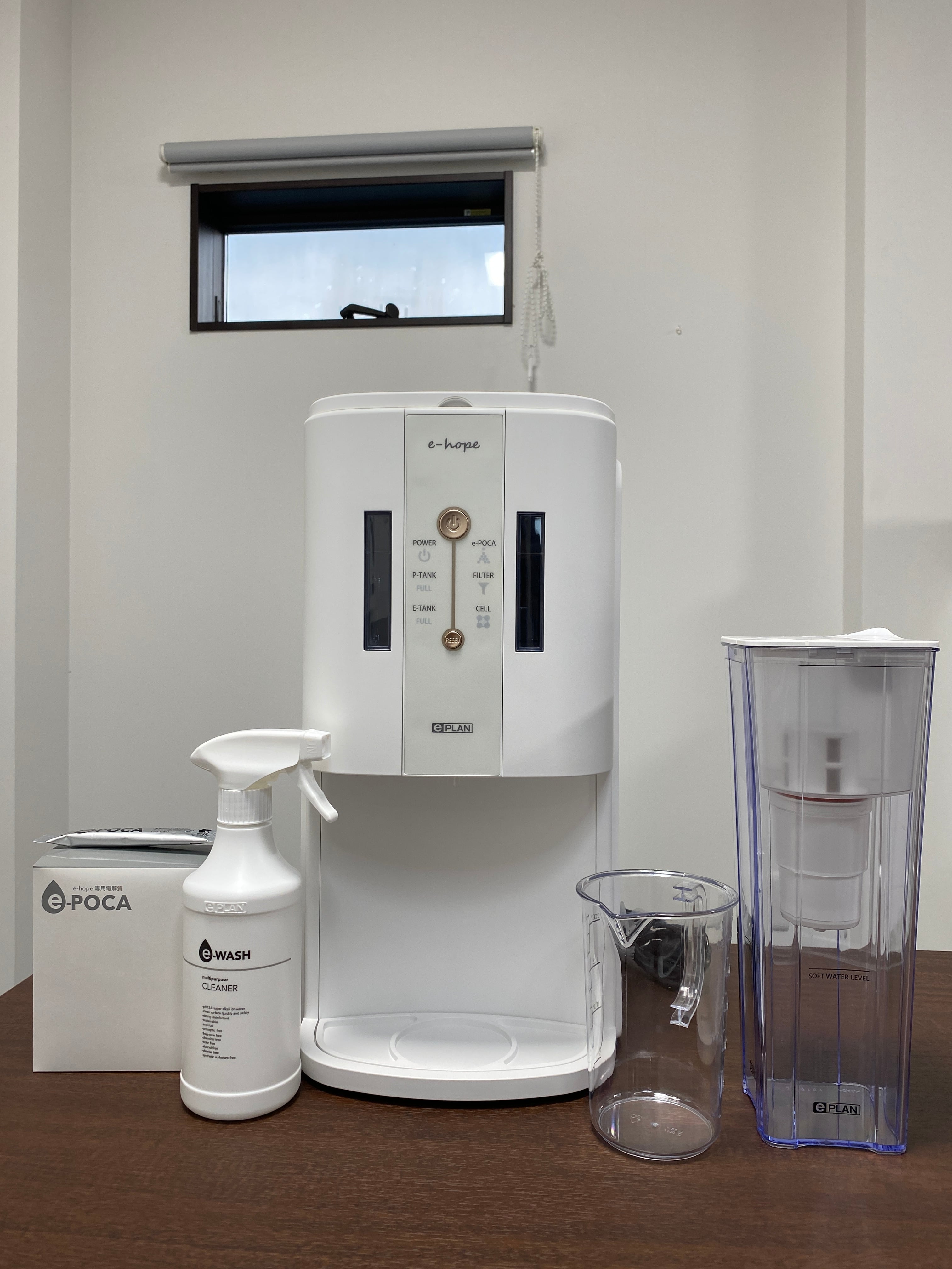 家庭用スーパーアルカリイオン水生成機 e-hope | e-WASHshimada 家庭用スーパーアルカリイオン水生成機 e-hope | e-WASHshimada