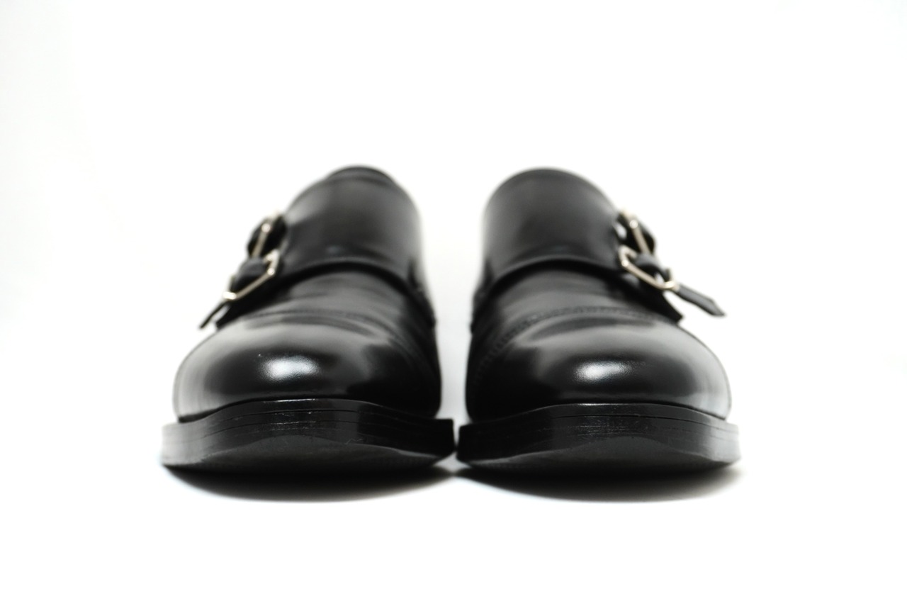 【JOHN LOBB】WILLIAM W-Monk BLK 7h D (Second Hand)