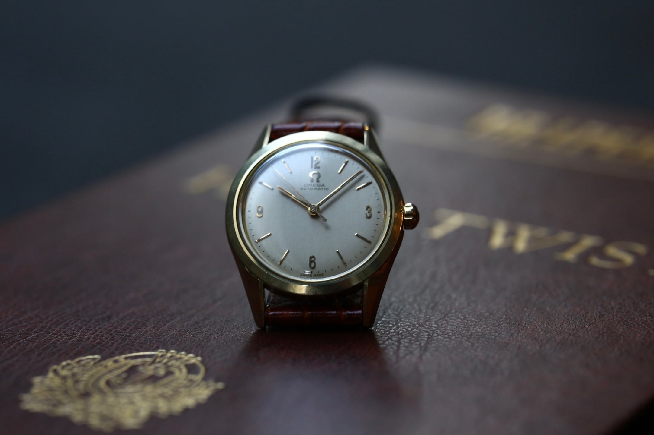 OMEGA】 1955 オメガ ノンネーム 飛びアラビア ボーイズ 初期型全回転