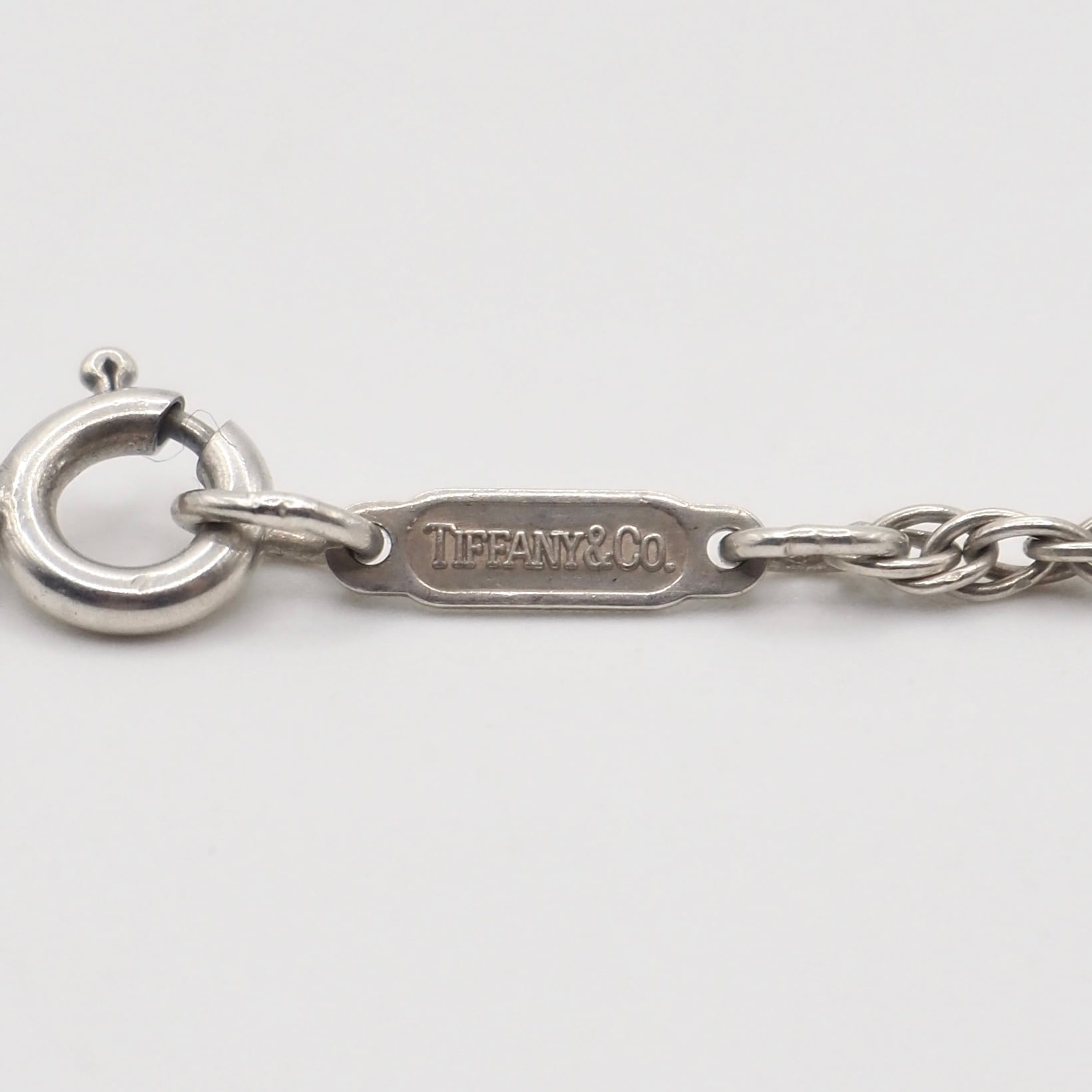 Tiffany&Co. セントクリストファー コインネックレス コンビ シルバー