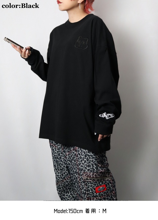 Squirrel Long sleeve T-shirt （スクワロル ロング スリーブ ティーシャツ)【LightBlue】