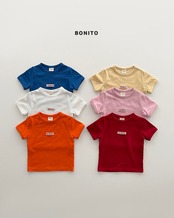 【取寄/韓国直送】BONITO 26/SMカラースパンTシャツ｜夏服｜韓国子供服