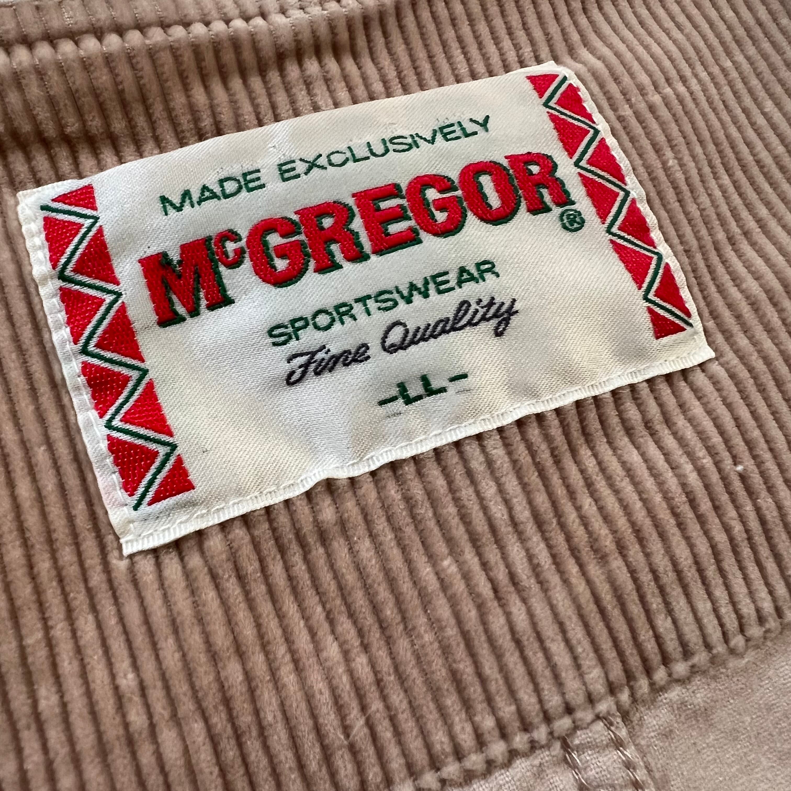 McGREGOR マックレガー コーデュロイ ベスト ジャケット LL XL