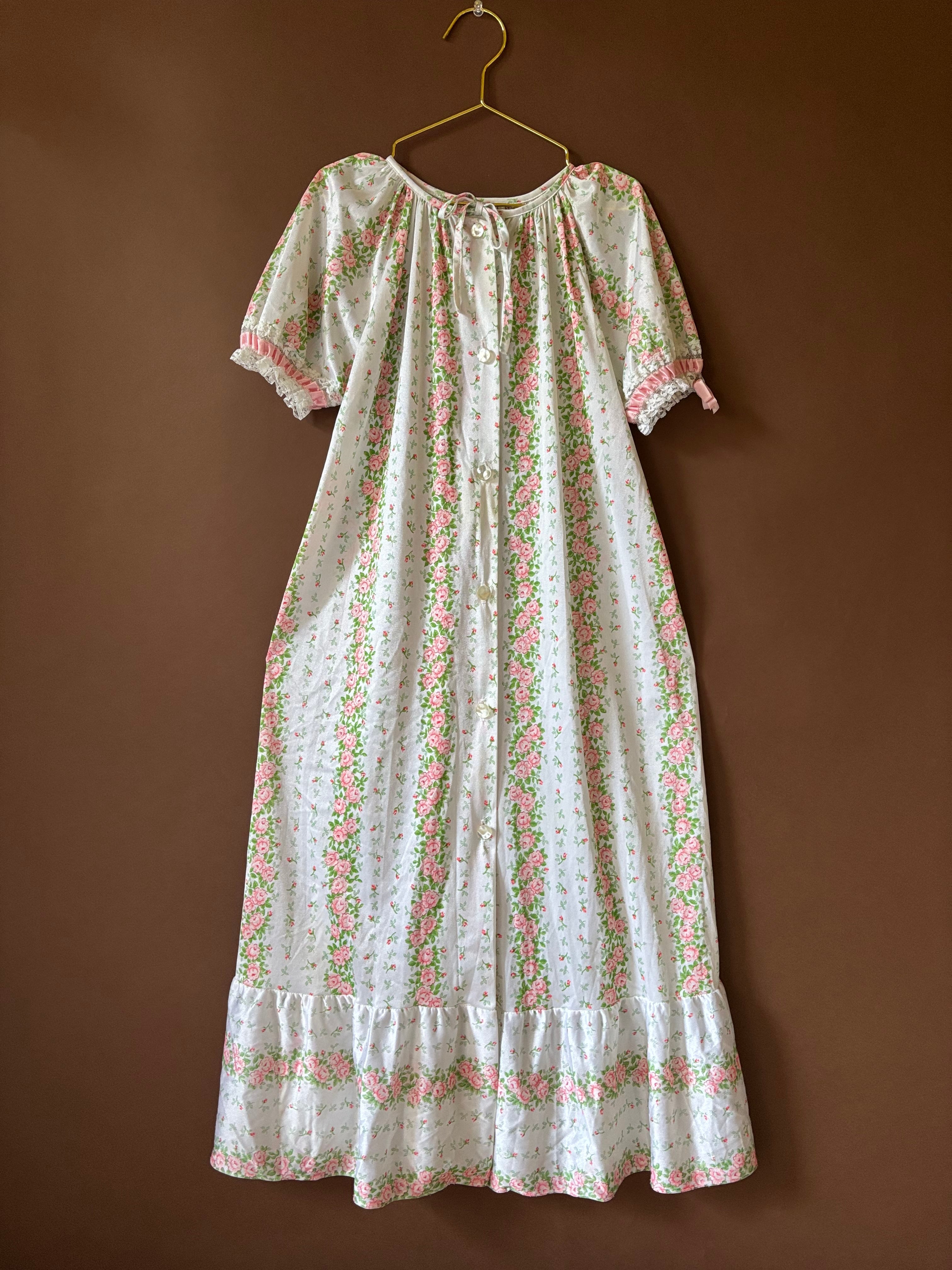 【KIDS vintage】 nightgown dress. about 5-7y