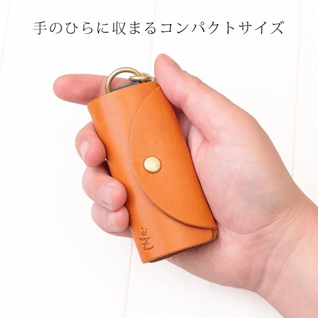 [ザリオグランデ] キーケース メンズ スマートキー対応 栃木レザー 革 コンパクト スマートキーケース 日本製 【ZAG-S001】 (ブラック×グリーン)