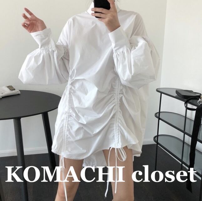 【送料無料】 ブラウス 白シャツ ロングブラウス ロングシャツ アシンメトリー シャーリング 個性的 黒 白 韓国 レディース オルチャン シャツ パフスリーブ ランタンスリーブ ボリューム袖 長袖 ドロップショルダー ブラック ホワイト コットン ピュア キュート 可愛い プリーツ 体型カバー ゆったり シンプル カジュアル 春服 秋服 通学 20代 30代 休日 デート 着回し 二の腕カバー 着痩せ 普段使い お洒落 おしゃれ 楽ちん オシャレブラウス 女性らしい ラフ プルオーバー